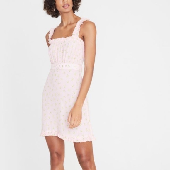 Faithfull the Brand Dress NWT Summer Mini Luda Dress New 10 - Picture 5 of 8